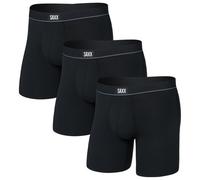 Boxer SAXX Essential Coton noir intense (3 unités) - XXL