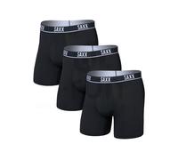 Saxx Underwear Essential Performance Mesh Boxer Brief Fly 3pk Boxers 3 Units Noir S Homme
