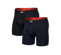 Saxx - Multi-Sport Mesh 2-Pack - Boxer homme Full Tilt Chevron / Black - XXL - Entrejambe 6"
