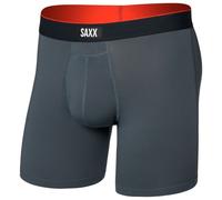 Saxx - Multi-Sport Mesh Boxer Brief Fly - Sous-vêtement synthétique - M - turbulence / black wb