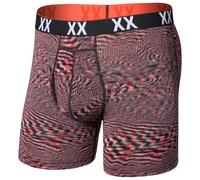 Saxx - Multi-Sport Mesh Boxer Brief Fly - Sous-vêtement synthétique - S - hyperspace / red hot