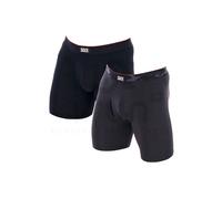 Boxer SAXX Multi-Sport Mesh gris foncé noir pur (2 unités) - M