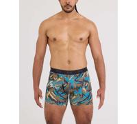 Saxx - Quest Maille Quik-Dry Braguette - Boxer homme Prism Peaks / Cargo Grey - L