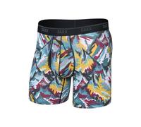 Saxx - Quest Maille Quik-Dry Braguette - Boxer homme Sommets Prismes / Multi - L