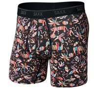 Saxx - Quest Quick-Dry Mesh Boxer Brief Fly 6'' - Sous-vêtement synthétique - S - adobe zoo / black