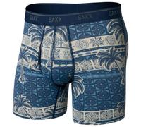 SAXX Quest Quick-dry Mesh Boxer Brief Fly - Homme - Bleu / Gris - taille M- modèle 2026