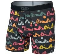 Saxx - Quest Quick Dry Mesh Boxer Brief Fly - Sous-vêtement synthétique - XXL - mesa nightfall / black