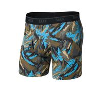 SAXX Quest Quick-dry Mesh Boxer Brief Fly - Homme - Bleu / Marron / Noir - taille M- modèle 2026