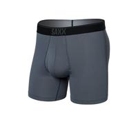 Boxer SAXX Quest Brief Fly gris foncé noir - S