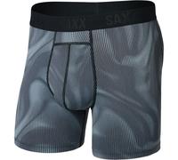 SAXX Smooth Flex Light Compression Boxer Brief - Homme - Gris / Bleu - taille S- modèle 2026