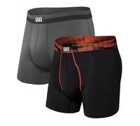 Saxx Sous-vêtements pour homme - Boxers Sport Mesh - Boxers de sport avec support intégré Ballpark Pouch TM - Lot de 2, Core, S