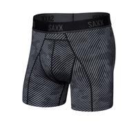 Saxx Underwear - Boxer avec semi-compression - Kinetic L-C Mesh BB - Optic Camo/Black pour Homme - Taille L - Gris Gris L