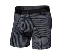 Saxx Underwear - Boxer avec semi-compression - Kinetic L-C Mesh BB - Optic Camo/Black pour Homme - Taille XXL - Gris Gris XXL