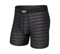 Saxx Underwear - Boxer respirant - Droptemp Cool Mesh Boxer Brief Fly Black Heather pour Homme - Taille L - Noir Noir L
