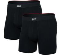 Saxx Boxers Vibe Xtra Brief Fly – Lot de 2 – Noir L Homme