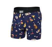 SAXX Underwear Co. Boxer ultra braguette pour homme, Vice Squad - Astro Blue, Large