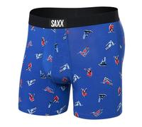 SAXX Underwear Co. Boxer Vibe super doux pour homme avec poche, Bleu sport d'hiver, Small