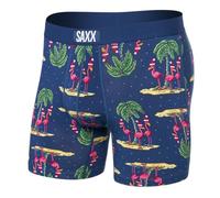 SAXX Underwear Co. Boxer Vibe super doux pour homme avec poche, Vacances au paradis bleu, X-Large