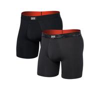 Saxx Underwear - Pack de 2 boxers respirants - Multi-Sport Mesh BB 2pk - Remote Camo WB/Black pour Homme - Taille XS - Noir Noir XS