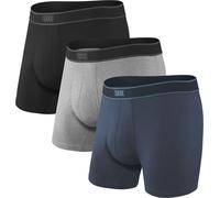 Saxx Underwear - Pack de 3 boxers confortables - Daytripper Comfort Stretch BB Fly 3pk Black/Grey/Navy - Taille M M