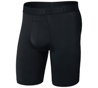 Saxx Underwear - Slip boxer léger et respirant - Smooth Flex Light Compression Long BB Black pour Homme en Nylon - Taille L - Noir Noir L