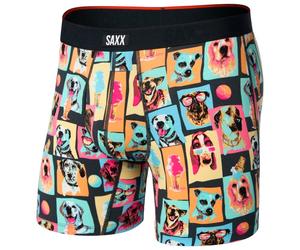 Saxx - Vibe Xtra Boxer Brief Fly - Sous-vêtement synthétique - XL - summer dogs of saxx / multi