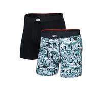 Saxx Vibe Xtra Slip boxeur doux et confortable, Snow Shadow/Black