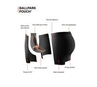 Saxx - Vibe Xtra Super Soft - Boxer homme Black - M - Entrejambe 6"