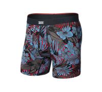 Saxx - Vibe Xtra Boxer Brief Fly - Sous-vêtement synthétique - M - night garden / red hot