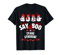 Say Boo Evans Sensibilisation au Syndrome Halloween T-Shirt Graphique avec Valeur
