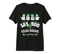 Say Boo Sensibilisation à la maladie cœliaque Halloween T-Shirt Haut de Gamme
