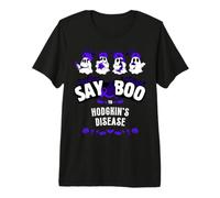 Say Boo Sensibilisation à la maladie de Hodgkin Halloween T-Shirt Haut de Gamme