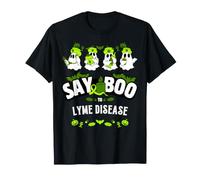 Say Boo Sensibilisation à la maladie de Lyme Halloween T-Shirt