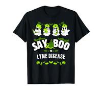 Say Boo Sensibilisation à la maladie de Lyme Halloween T-Shirt Graphique avec Valeur