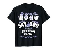 Say Boo Sensibilisation à la maladie de Reflux Acide Halloween T-Shirt Graphique avec Valeur