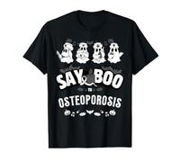 Say Boo Sensibilisation à l'ostéoporose Halloween T-Shirt Graphique avec Valeur