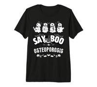 Say Boo Sensibilisation à l'ostéoporose Halloween T-Shirt Haut de Gamme