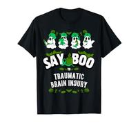 Say Boo Sensibilisation aux blessures cérébrales traumatiques Halloween T-Shirt
