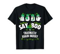 Say Boo Sensibilisation aux blessures cérébrales traumatiques Halloween T-Shirt Graphique avec Valeur