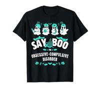 Say Boo Sensibilisation aux Troubles obsessionnels compulsifs Halloween T-Shirt