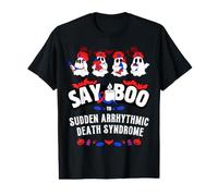Say Boo Syndrome de Mort subite arythmique SADS Halloween T-Shirt Graphique avec Valeur