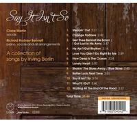 Say It Isnt So by BERLIN,IRVING [Audio CD] NEUF