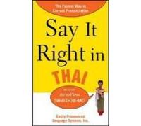 Say It Right In Thai