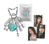 SAY MY NAME - SAY MY NAME - 1st Single [iLy] (KEY RING Ver.) QR Photo Card + Carabiner + Package + Guide Card