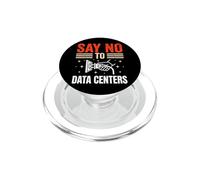 Say No to Data Centers PopSockets PopGrip pour MagSafe