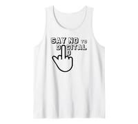 Say No to Digital ID Dites Non à L'identité Numérique Débardeur