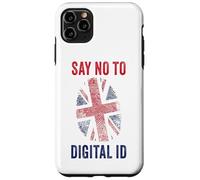 Say No to Digital ID - Fingerprint Conservative Grunge UK Coque pour iPhone 11 Pro Max