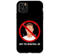 Say No to Digital ID - Freedom & Conservative Face Scan Coque pour iPhone 11 Pro Max