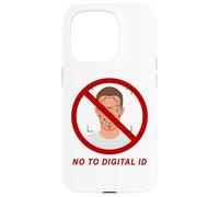 Say No to Digital ID - Freedom & Conservative Face Scan Coque pour iPhone 15 Pro