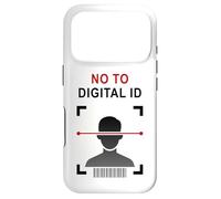 Say No to Digital ID - Freedom & Conservative Face Scan Coque pour iPhone 17 Pro